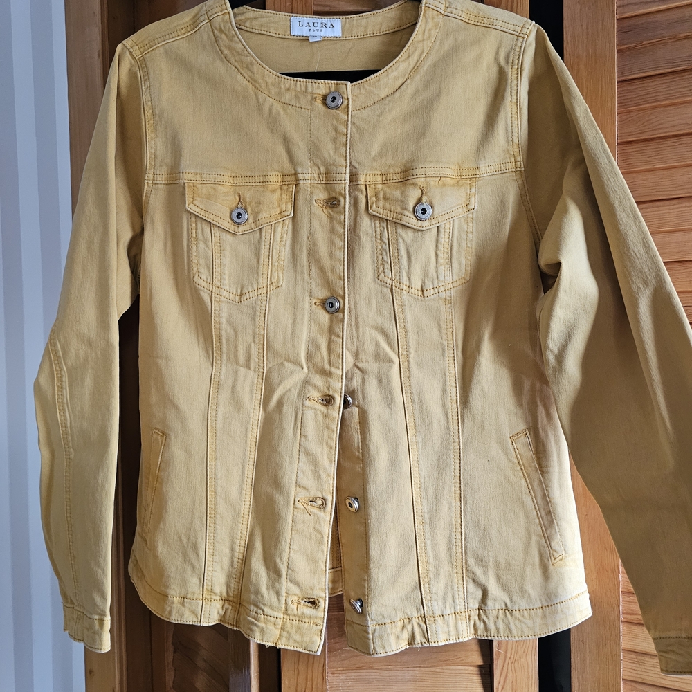 Yellow Denim Jacket
